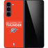 NBA Oklahoma City Thunder Standard - Orange Galaxy Z Fold5 5G Skin