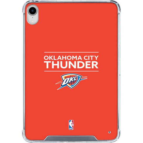 NBA Oklahoma City Thunder Standard - Orange iPad 11th Gen (2025) Clear Case