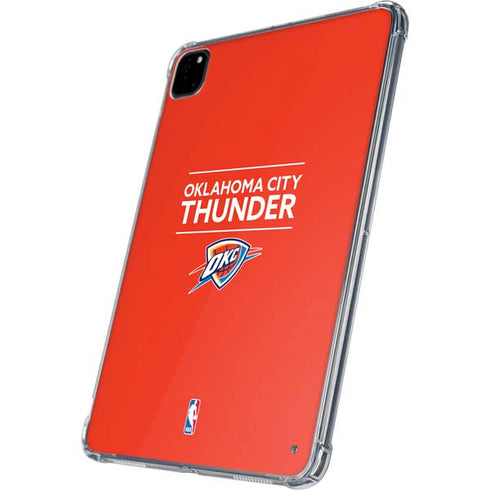 NBA Oklahoma City Thunder Standard - Orange iPad Pro 11in (2024) Clear Case