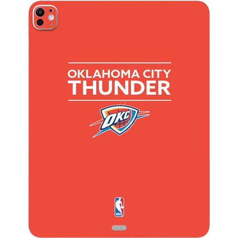 NBA Oklahoma City Thunder Standard - Orange iPad Pro 13in M4 (2024) Skin