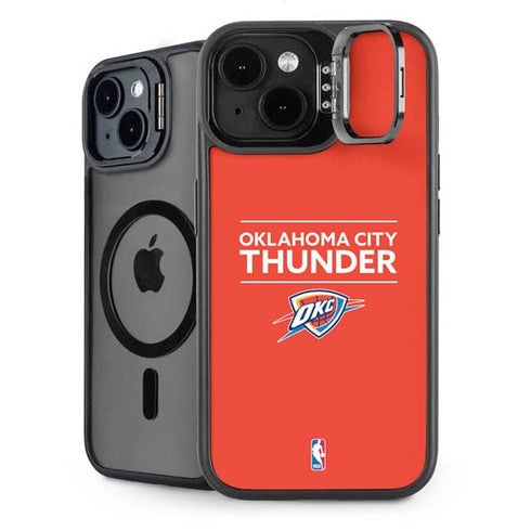 NBA Oklahoma City Thunder Standard - Orange iPhone 14 Kickstand Case