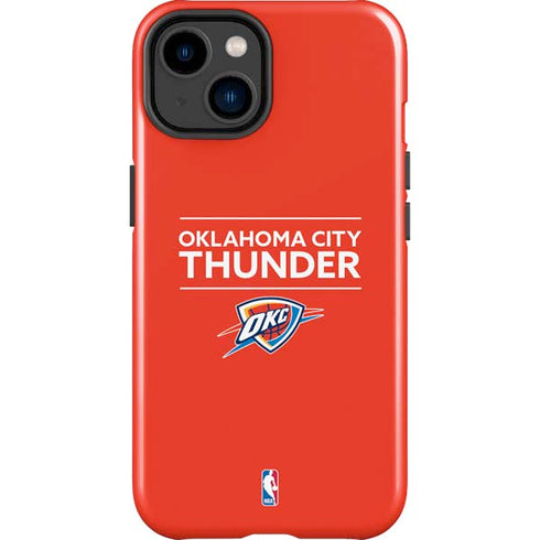 NBA Oklahoma City Thunder Standard - Orange iPhone 15 Impact Case