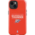 NBA Oklahoma City Thunder Standard - Orange iPhone 15 Impact Case