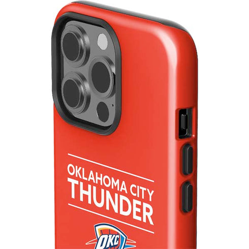 NBA Oklahoma City Thunder Standard - Orange iPhone 15 Pro Impact Case