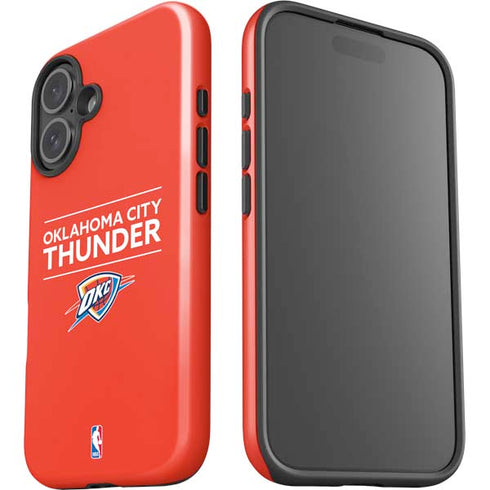 NBA Oklahoma City Thunder Standard - Orange iPhone 16 Impact Case