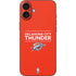 NBA Oklahoma City Thunder Standard - Orange iPhone 16 Plus Skin