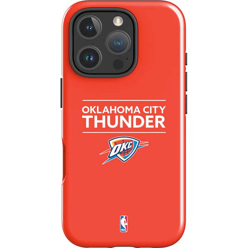 NBA Oklahoma City Thunder Standard - Orange iPhone 16 Pro Impact Case