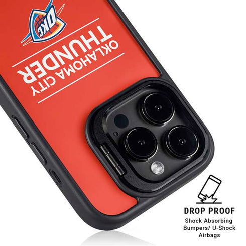 NBA Oklahoma City Thunder Standard - Orange iPhone 16 Pro Kickstand Case
