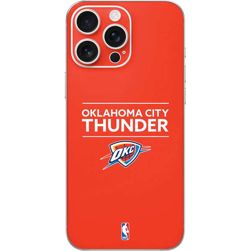 NBA Oklahoma City Thunder Standard - Orange iPhone 16 Pro Max Skin