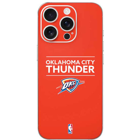 NBA Oklahoma City Thunder Standard - Orange iPhone 16 Pro Skin