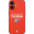 NBA Oklahoma City Thunder Standard - Orange iPhone 16 Skin