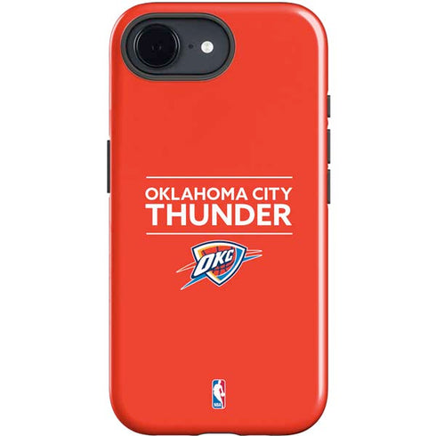 NBA Oklahoma City Thunder Standard - Orange iPhone 16e Impact Case