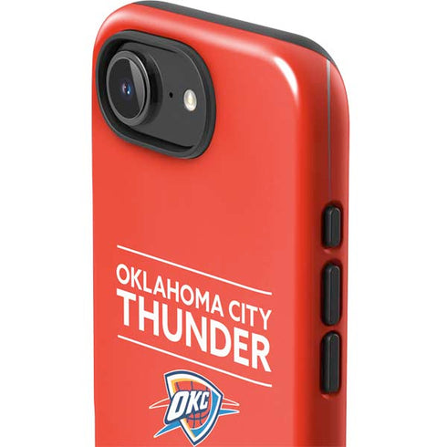 NBA Oklahoma City Thunder Standard - Orange iPhone 16e Impact Case
