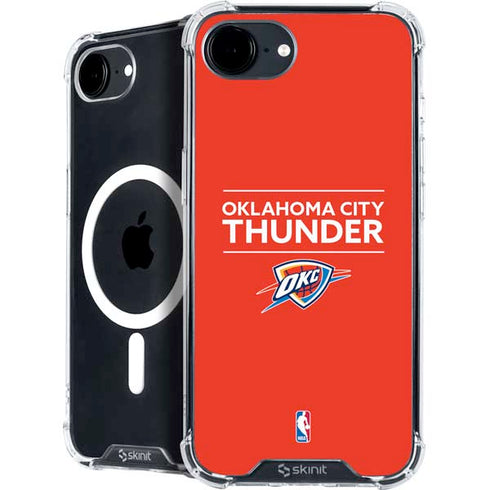 NBA Oklahoma City Thunder Standard - Orange iPhone 16e MagSafe Case
