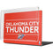 NBA Oklahoma City Thunder Standard - Orange MacBook Pro 14in (2021-24) Case plus Skin