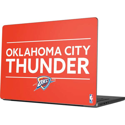 NBA Oklahoma City Thunder Standard - Orange Apple MacBook Pro 14-inch Skin