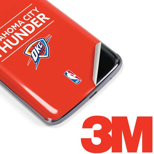 NBA Oklahoma City Thunder Standard - Orange Moto E5 Plus Skin