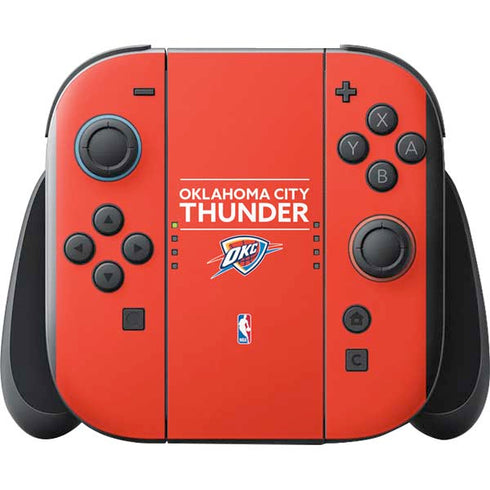 NBA Oklahoma City Thunder Standard - Orange Nintendo Switch 2 (2025) with Joy-Con Skin