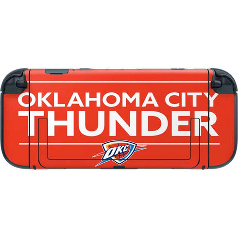 NBA Oklahoma City Thunder Standard - Orange Nintendo Switch 2 (2025) with Joy-Con Skin