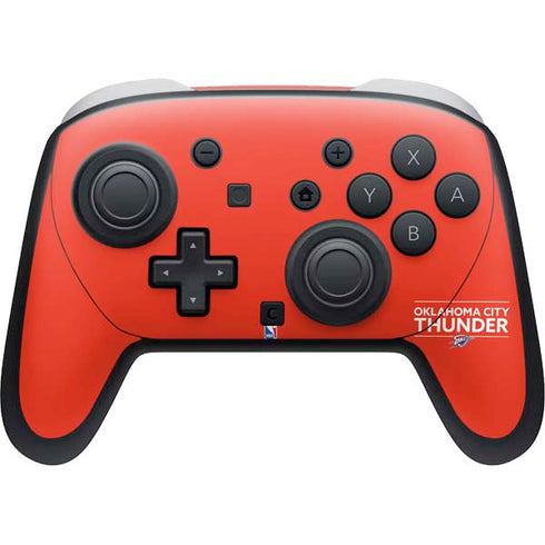 NBA Oklahoma City Thunder Standard - Orange Nintendo Switch 2 (2025) Pro Controller Skin
