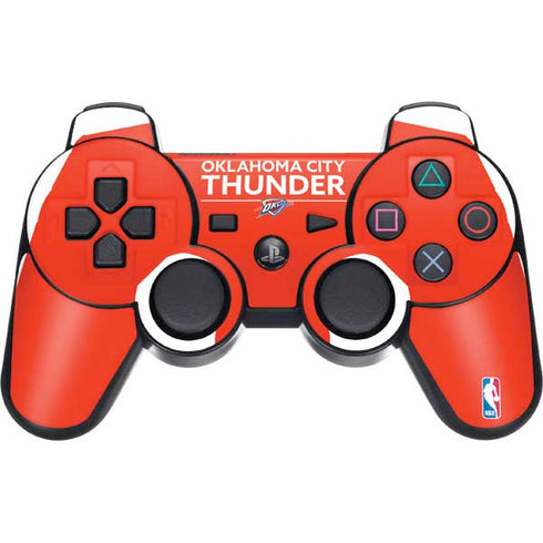 NBA Oklahoma City Thunder Standard - Orange PS3 Dual Shock wireless controller Skin