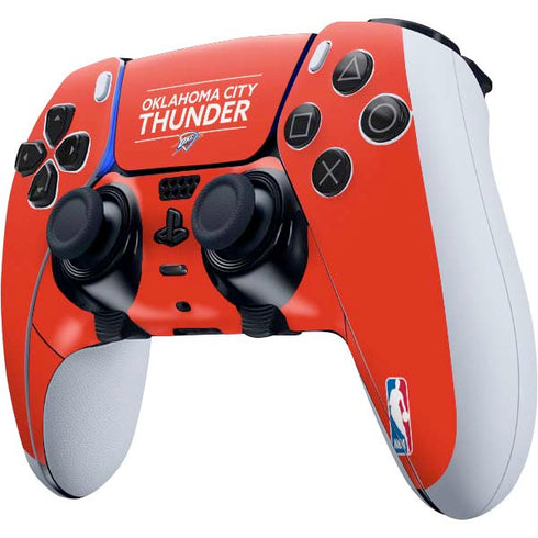 NBA Oklahoma City Thunder Standard - Orange PS5 DualSense Edge Pro Controller Skin