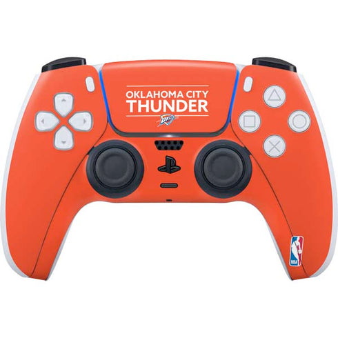 NBA Oklahoma City Thunder Standard - Orange PlayStation PS5 Skins