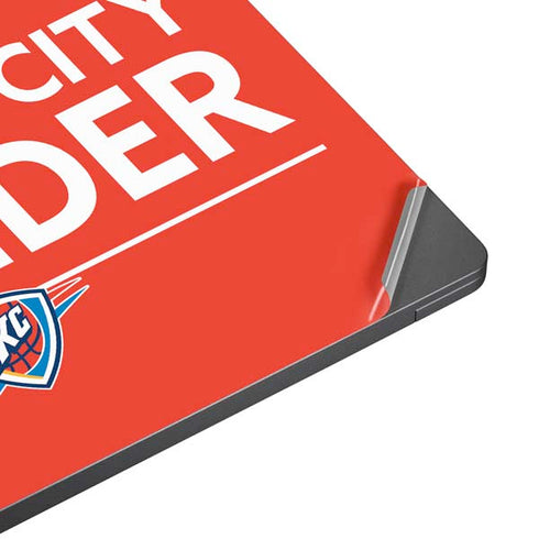 NBA Oklahoma City Thunder Standard - Orange Surface Laptop 7 13.8in Skin