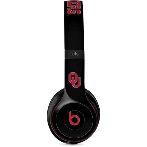University of Oklahoma Sooners Black Beats Solo 3 Wireless Skin