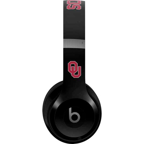 University of Oklahoma Sooners Black Beats Solo 4 Wireless Headphones Skin