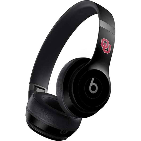 University of Oklahoma Sooners Black Beats Solo 4 Wireless Headphones Skin