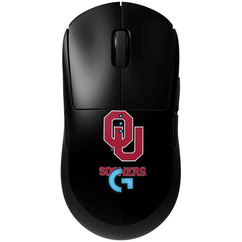 University of Oklahoma Sooners Black G Pro Wireless Gaming Mouse Skin