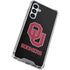 University of Oklahoma Sooners Black Galaxy A16 5G Clear Case
