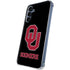 University of Oklahoma Sooners Black Galaxy A55 5G Clear Case