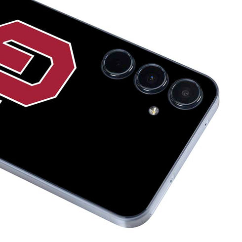 University of Oklahoma Sooners Black Galaxy A55 5G Skin