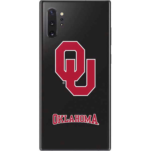 University of Oklahoma Sooners Black Galaxy Note 10 Plus Skin