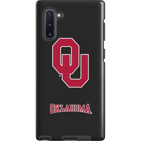 University of Oklahoma Sooners Black Galaxy Cases