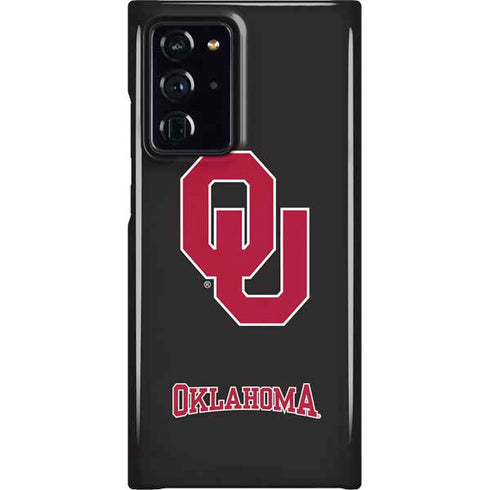 University of Oklahoma Sooners Black Galaxy Cases