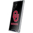 University of Oklahoma Sooners Black Galaxy S23 Ultra Clear Case