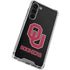 University of Oklahoma Sooners Black Galaxy S24 FE Clear Case