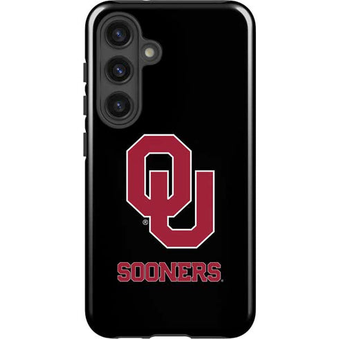 University of Oklahoma Sooners Black Galaxy S25 Impact Case