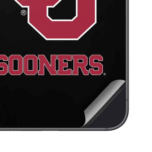 University of Oklahoma Sooners Black Galaxy S25 Plus Skin