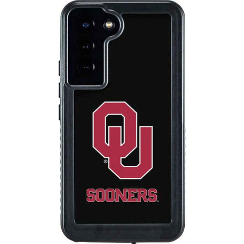 University of Oklahoma Sooners Black Galaxy S24 Plus Waterproof Case