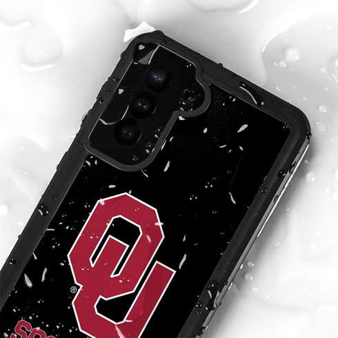 University of Oklahoma Sooners Black Galaxy S24 Plus Waterproof Case