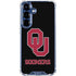 University of Oklahoma Sooners Black Galaxy S25 Plus Clear Case
