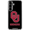 University of Oklahoma Sooners Black Galaxy S26 Clear Case
