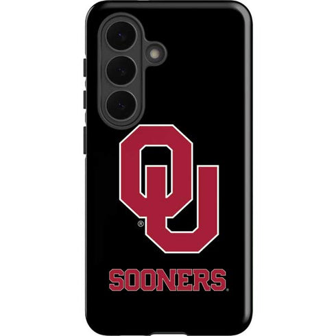 University of Oklahoma Sooners Black Galaxy S26 Plus Impact Case
