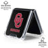 University of Oklahoma Sooners Black Galaxy Z Flip6 Clear Case
