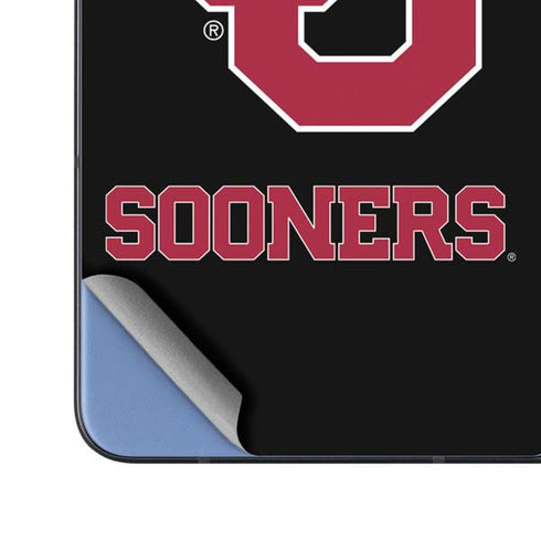 University of Oklahoma Sooners Black Galaxy Z Fold5 5G Skin
