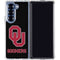 University of Oklahoma Sooners Black Galaxy Z Fold6 Clear Case